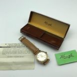 A Vintage Kienzle automatic 17 Rubis Antimagnetic gent's watch with original box, Originally