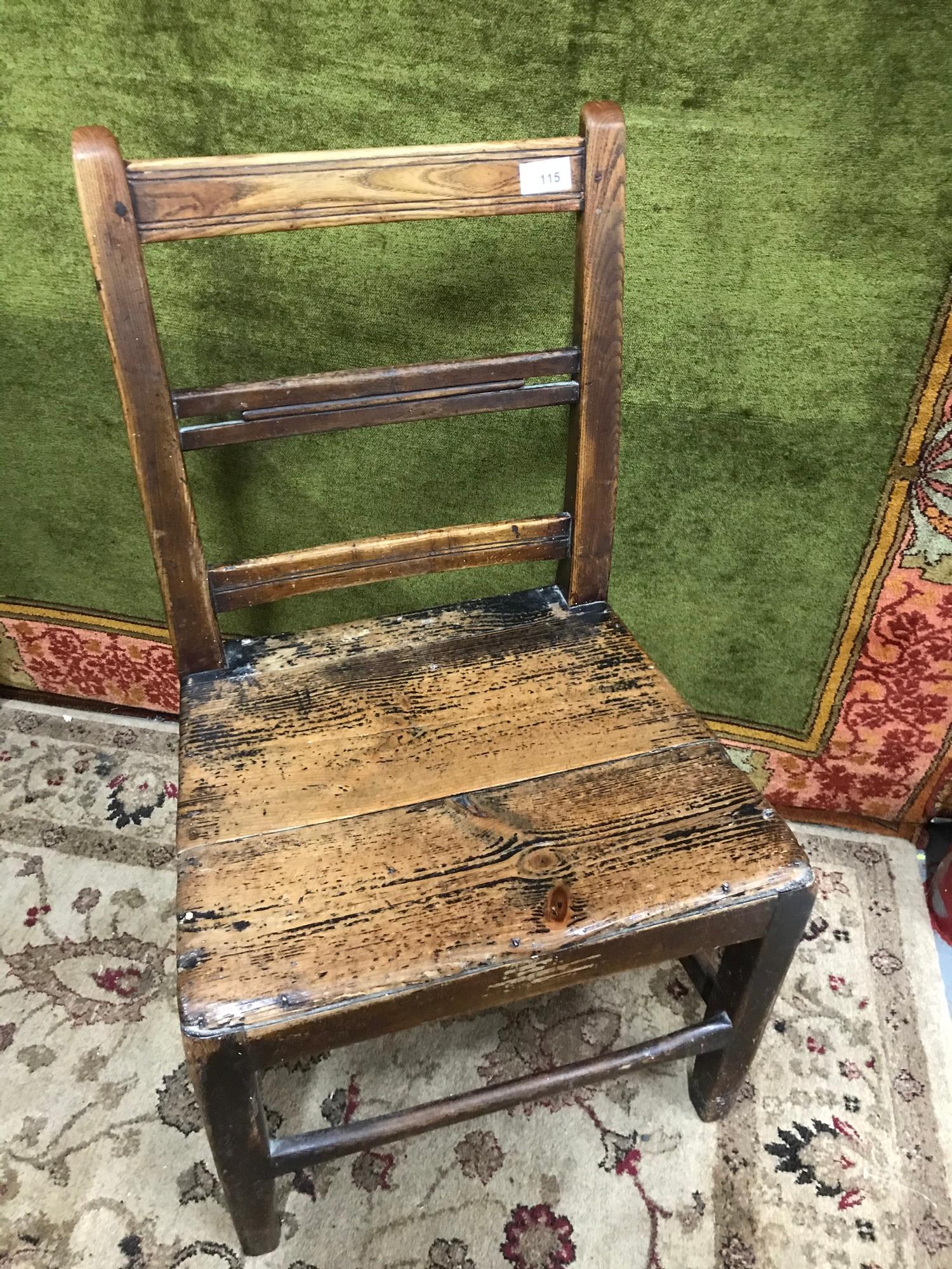 A 17th century chair. - Image 8 of 9