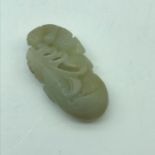 A Finely carved Chinese jade sculpture.