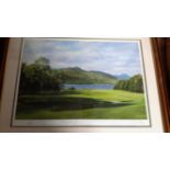 A Richard Chorley limited edition 1999 signed print of Killarney Golf and Fishing club. 312 of 850