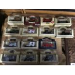 A Lot of boxed car models which includes Days Gone.