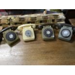A Lot of 4 vintage dial phones