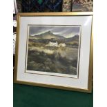 After Gillian McDonald print titled "Western Farm" signed by the artist and limited edition 42/