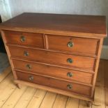 A Georgian 2 over 3 drawer chest.