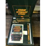 Corgi 1:64 scale gold plated Eddie Stobart lorry model comes in original box.