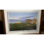 A J Gilfford limited edition 1997 signed print of St Andrews Golf Club number 33 of 800