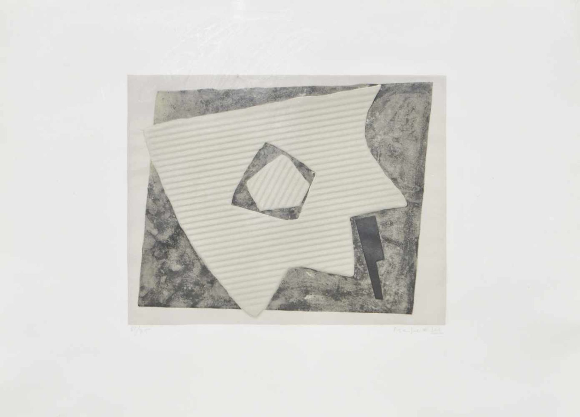 Alberto Magnelli Alberto Magnelli;Farblithografie, 31,4 x 40,5 cm, aus der Serie I Collage di