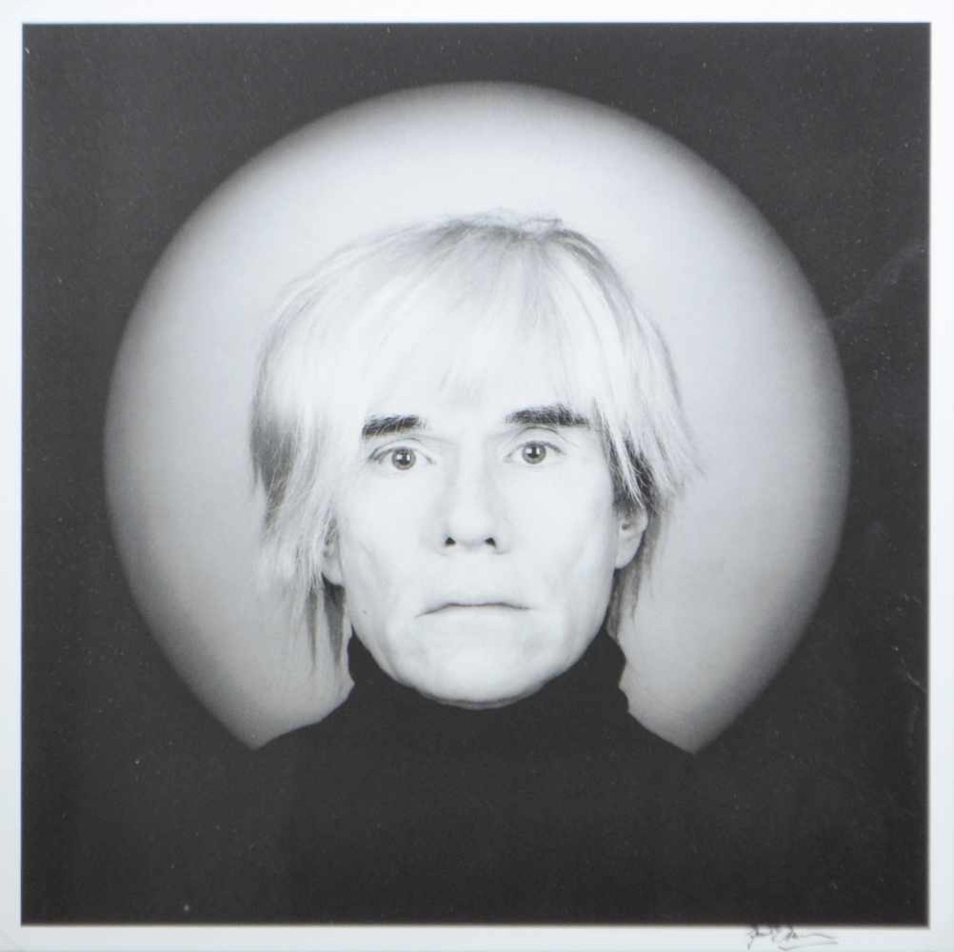 Robert Mapplethorpe (Long Island 1946 - Boston 1989)Andy Warhol, 1983;Fotodruck (Shet-fed