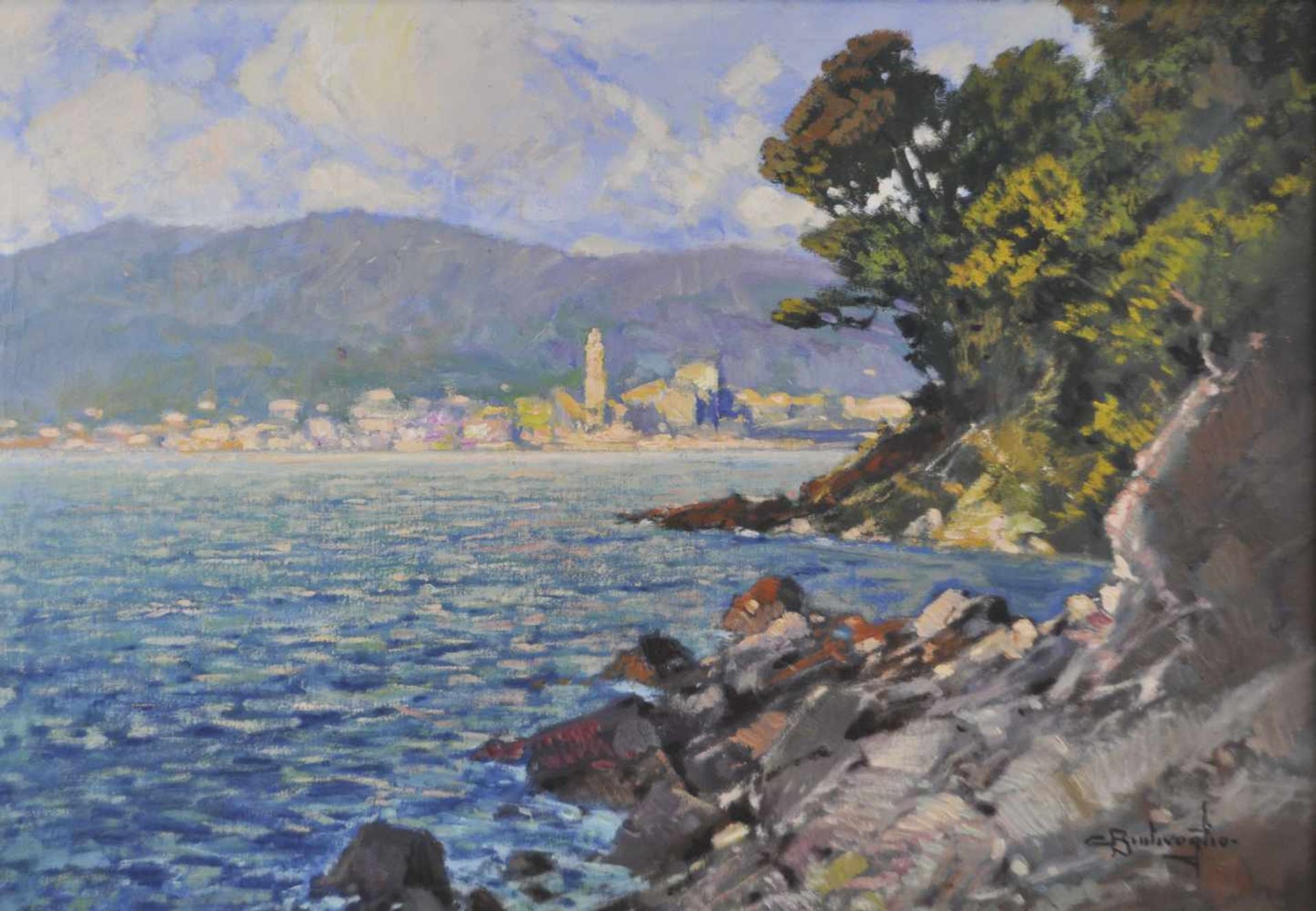 Cesare Bentivoglio (Genua/Genova 1868  1952)(Genua/Genova 1868  1952);Lago di Garda