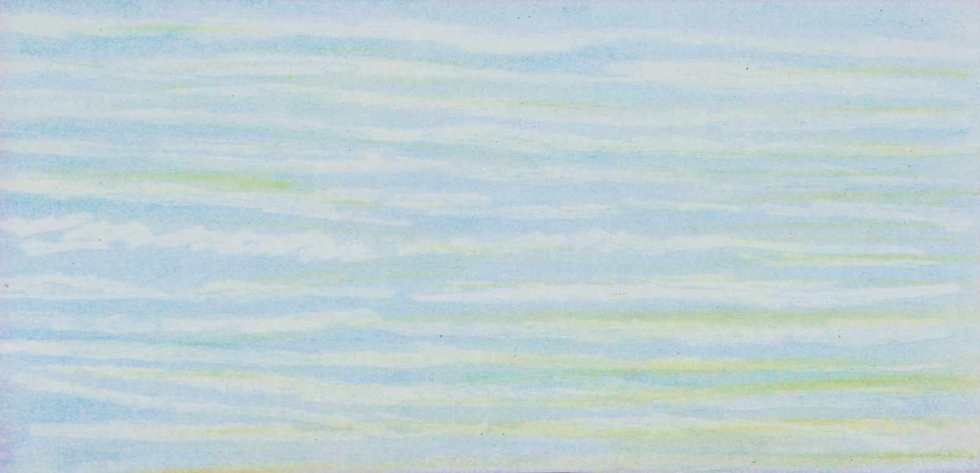 Carlo Battaglia (Maddalena 1933  2005)Ohne Titel, 1977;Pastell auf Papier, 11,5 x 24 cm Verso