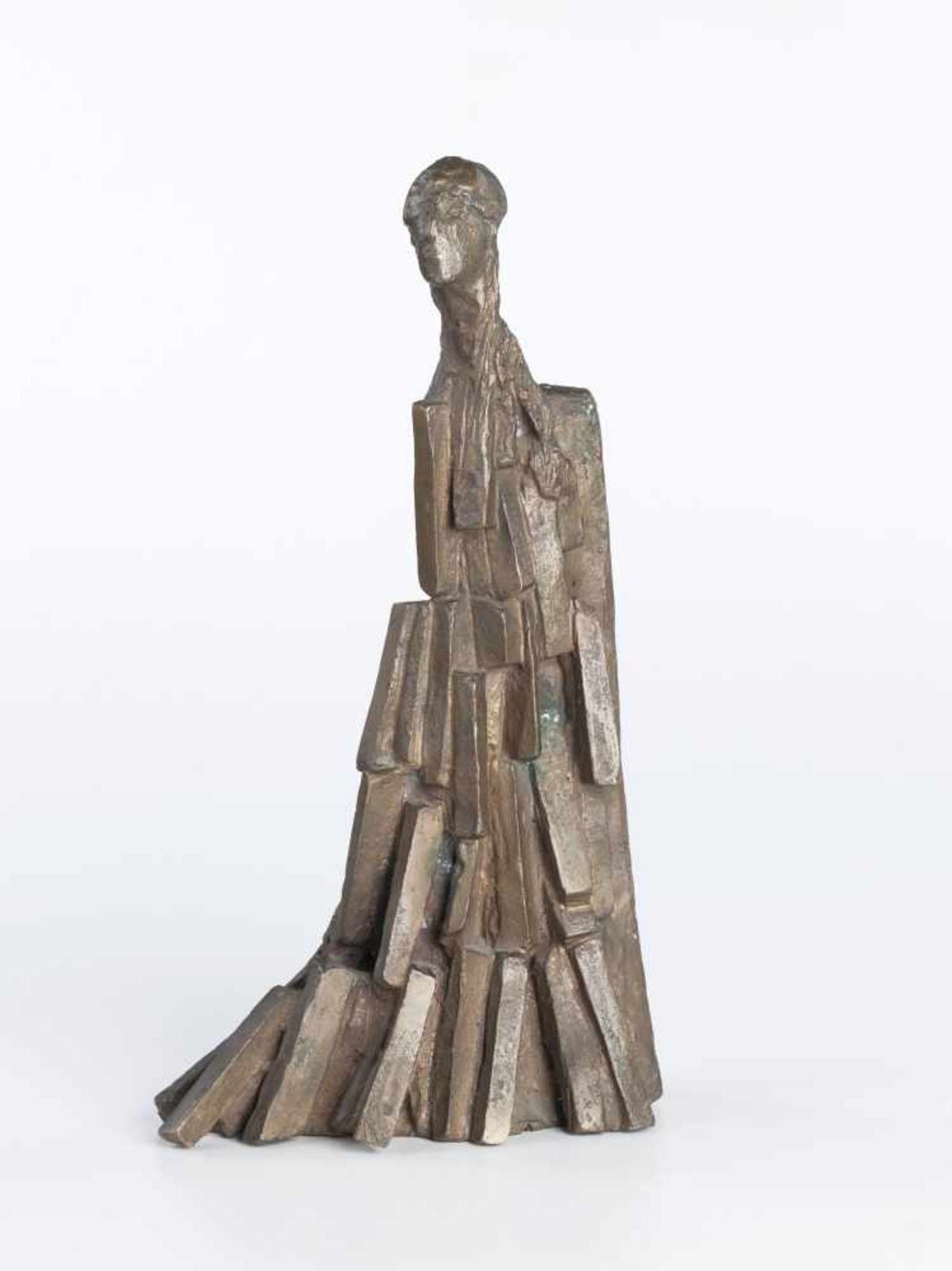 Fausto Melotti (Rovereto 1901  Mailand/Milano 1986)Laraba fenice, 1984;Bronzeskulptur, 32 x 17 x