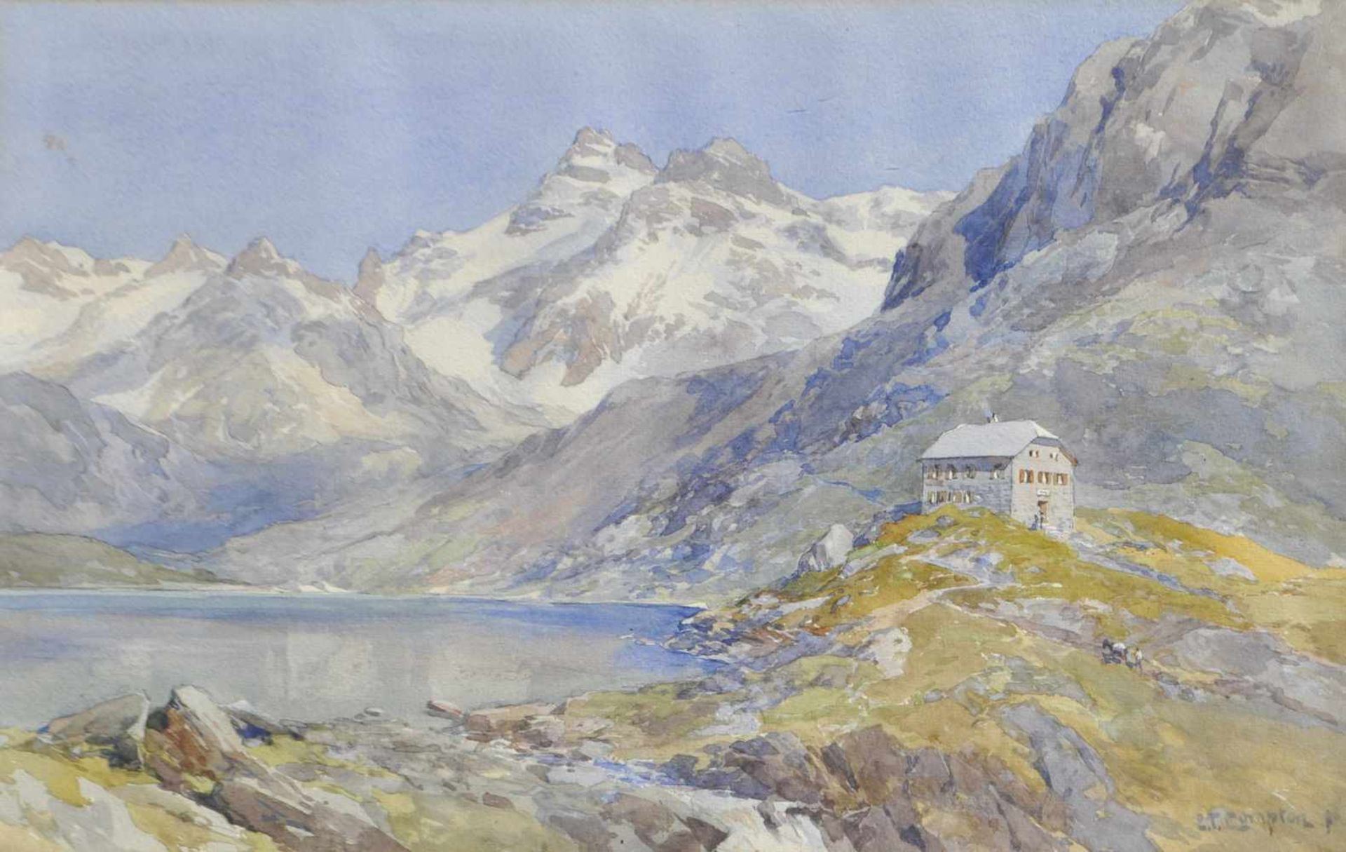 Edward Theodore Compton (London 1849  Feldafing am Starnberger See 1921)Grünsee in Ulten;