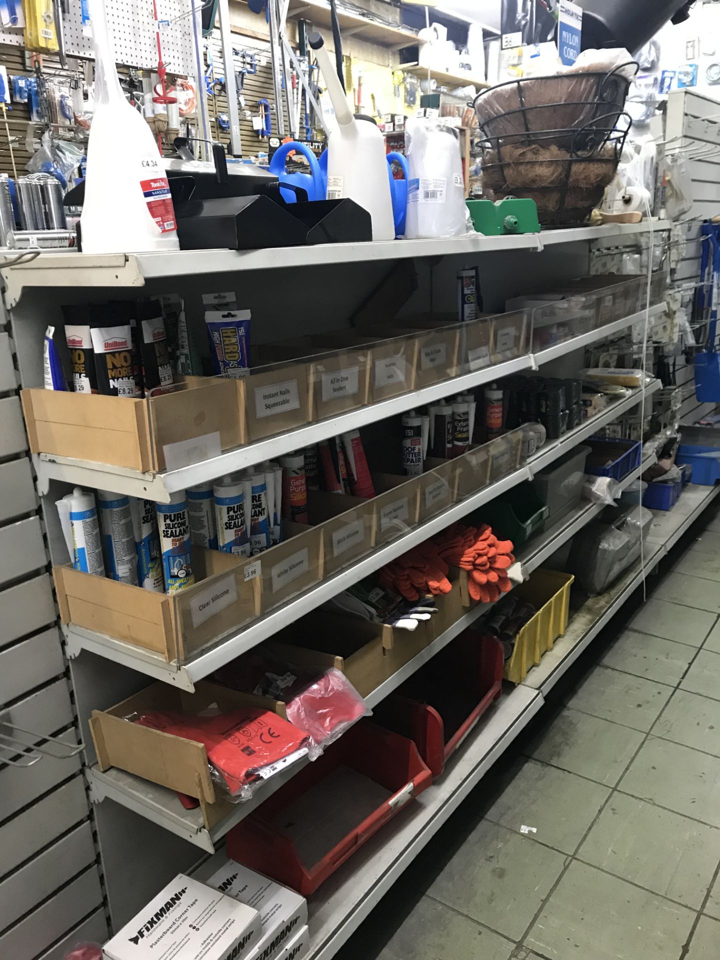 Entire contents of hardware store, all stock, racking and equipment. - Image 40 of 94