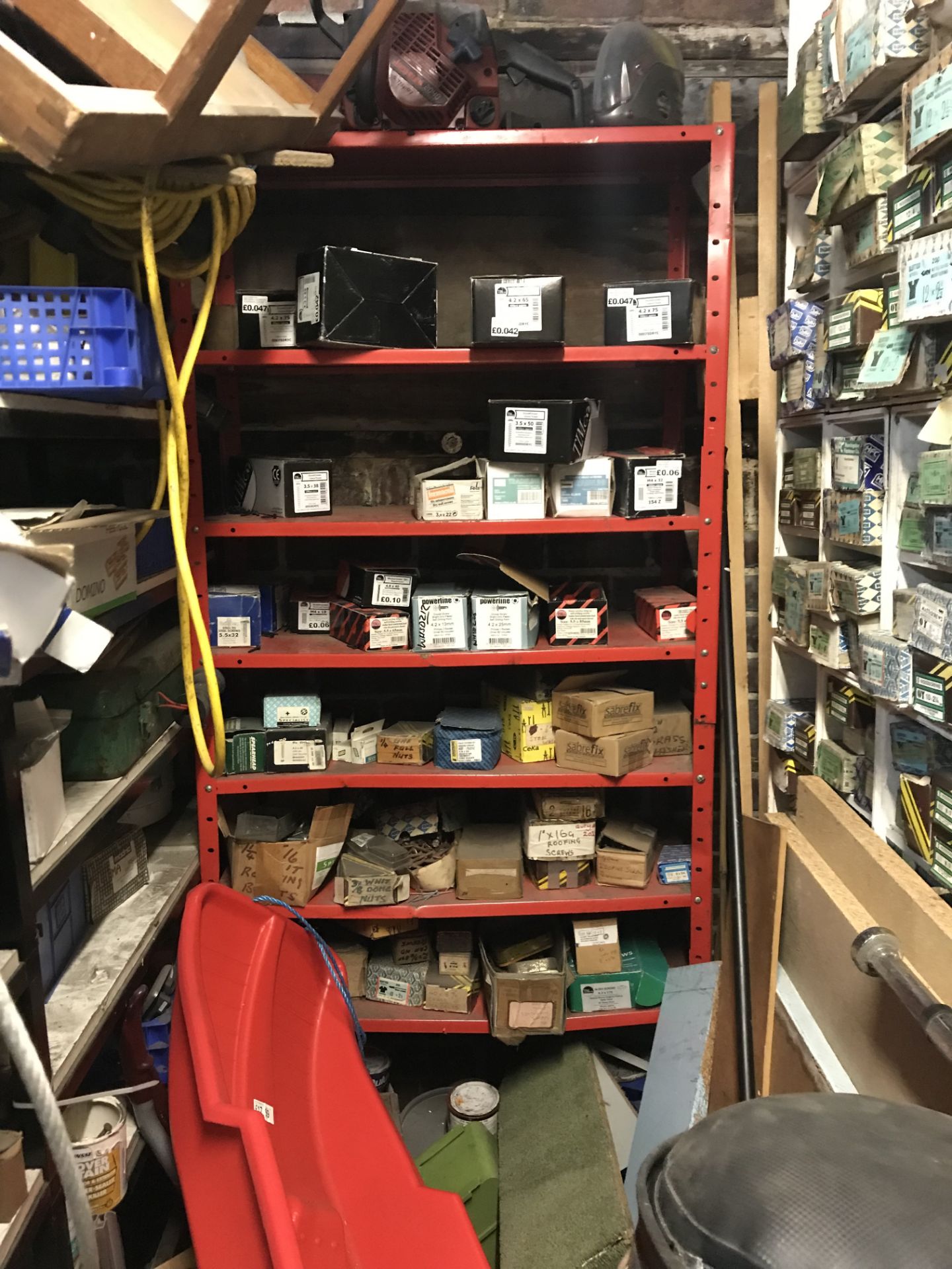 Entire contents of hardware store, all stock, racking and equipment. - Image 14 of 94