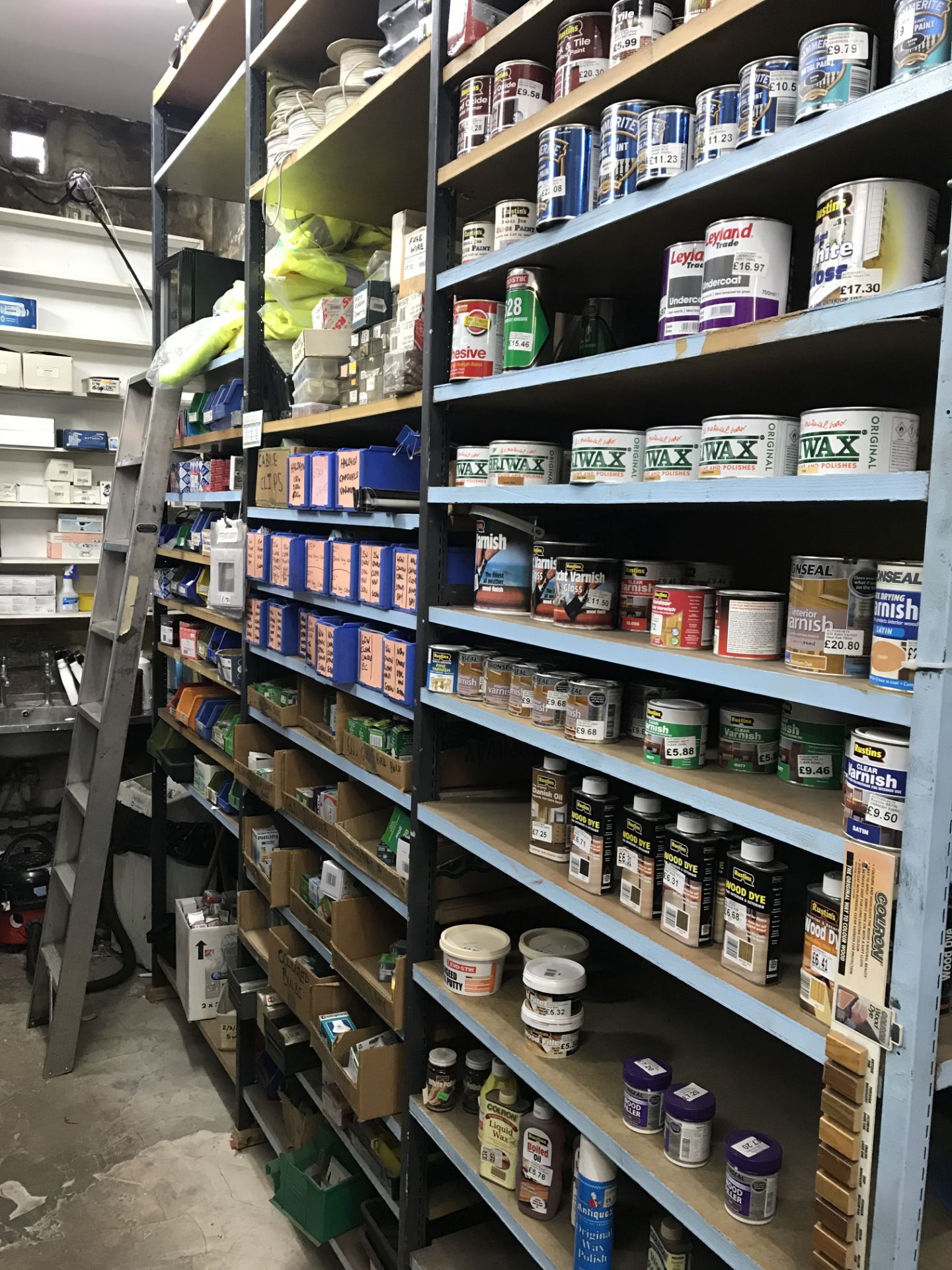 Entire contents of hardware store, all stock, racking and equipment. - Image 37 of 94