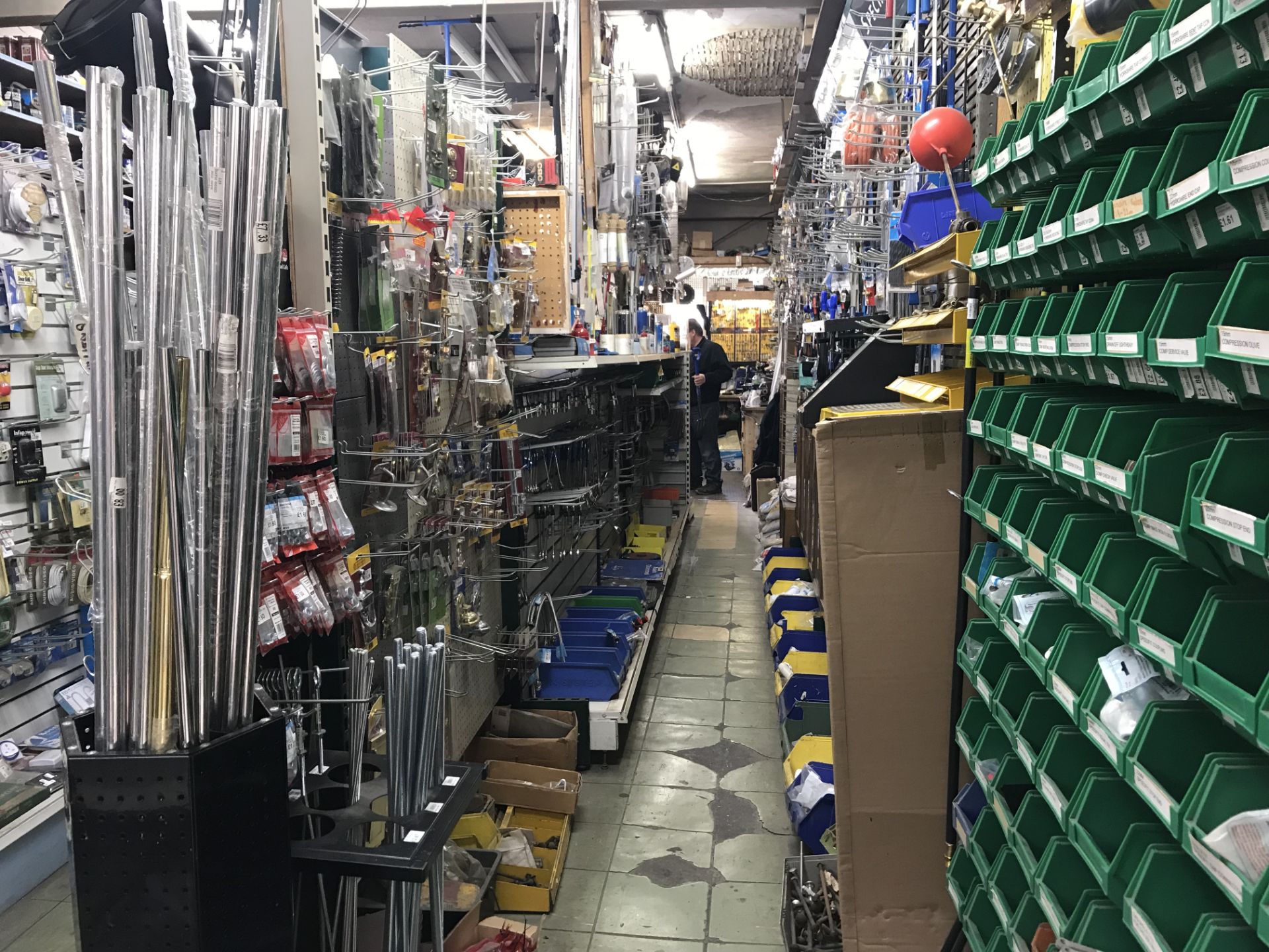 Entire contents of hardware store, all stock, racking and equipment. - Image 55 of 94