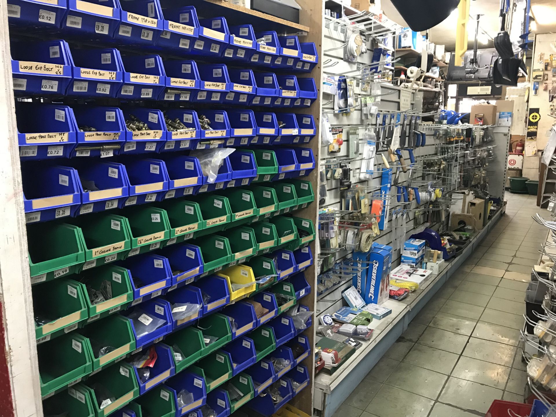 Entire contents of hardware store, all stock, racking and equipment. - Image 43 of 94
