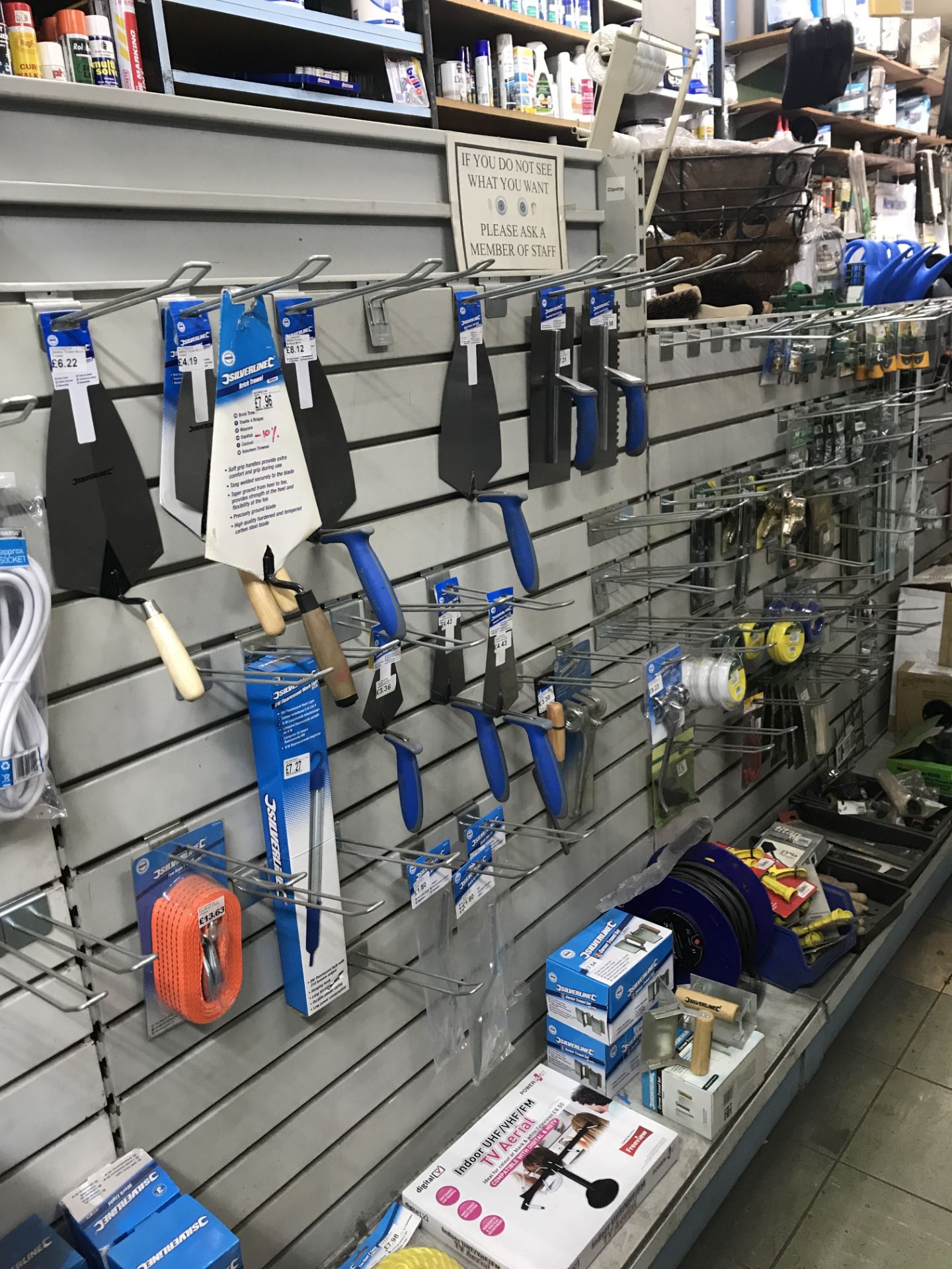 Entire contents of hardware store, all stock, racking and equipment. - Image 47 of 94