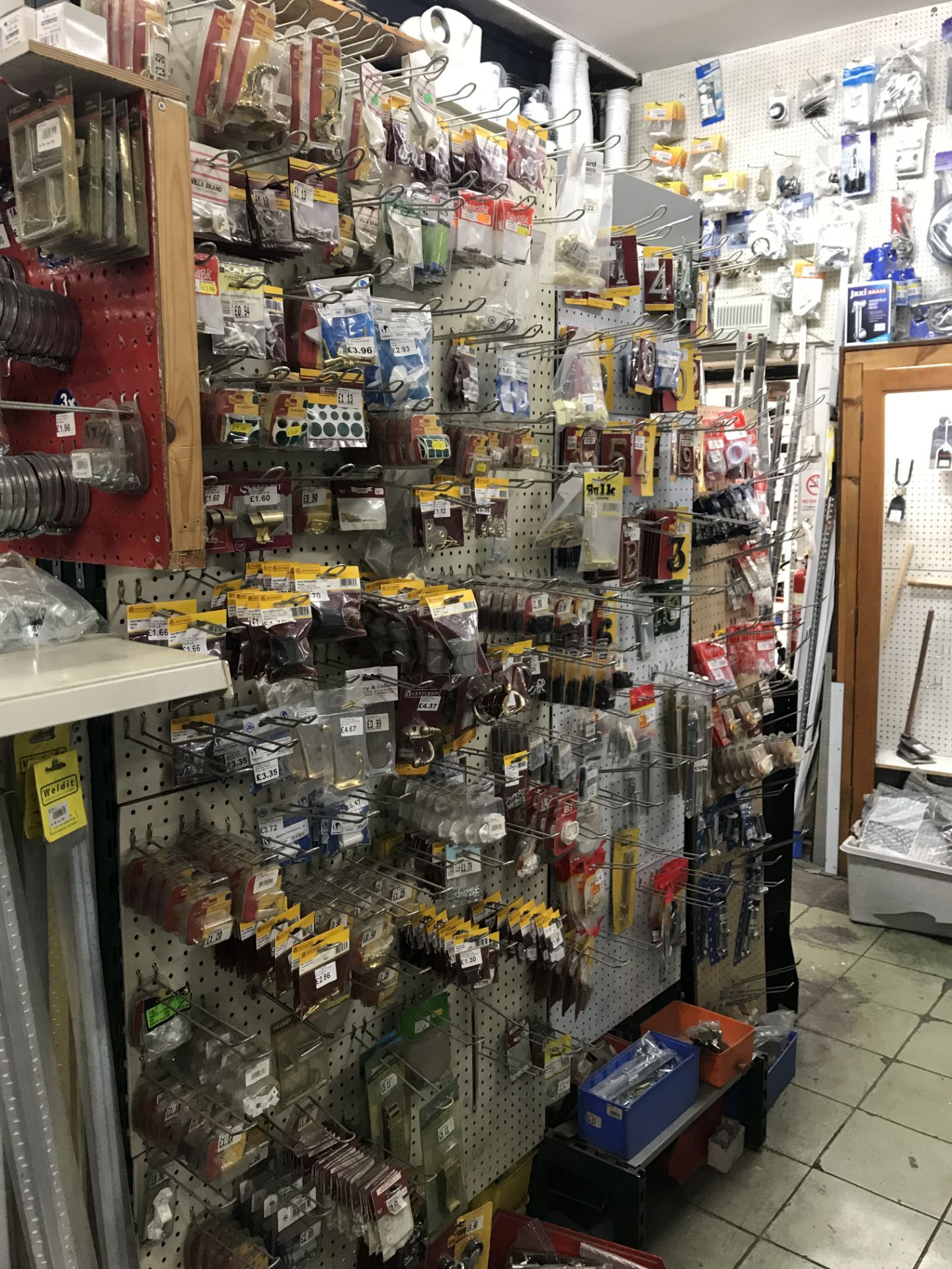 Entire contents of hardware store, all stock, racking and equipment. - Image 54 of 94