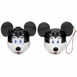 2 Mickey Mouse Cameras, 1960sWalt Disney Productions, Made in U.S.A. For Instamatic film (type 126),