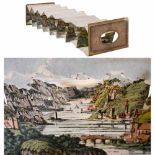 Panorama Perspective Diorama "Rhine", c. 1830Presumably England. One panorama spyhole (Ø 2 ¾ in.), 8