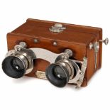 Richard Homéos Stereo Viewer, c. 1914-1922Jules Richard, Paris. Hand stereo viewer for uncut 35 mm