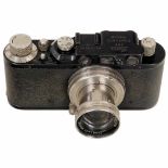 Leica II (Mod. D) with Summar 2/5 cm, 1936Leitz, Wetzlar. No. 199800 (last serial number from series