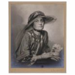 Nicola Perscheid (1864-1930)"Portrait of a Lady", c. 1915. Vintage, gelatin silver print 22,5 x 19