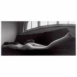 Paul Joyce"Nude with Grapes", London 1977. Silver bromide paper 40 x 50 cm (panorama view), back