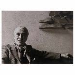 Fritz Kempe (1909-1988)"Prof. Hans Richter" (author), 1970. Gelatin silver print 18 x 23 cm, back