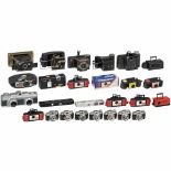 Lot of Subminiature Cameras1) Meopta Stereo-Mikroma. - 2) Minox B. - 3) Minox C. - 4) Rollei A110. -