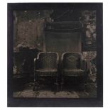 John Goto"Two Chairs", Prague 1977. John Goto, Stockport, England. Silver print 50 x 54 cm, toning
