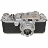 Leica IIIf (without Serial Number!), 1950Leitz, Wetzlar. With Summaron 3,5/3,5 cm, feet scale.