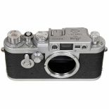 Leica IIIg Body, 1956Leitz, Wetzlar. No. 828513, inside and on top plate, chrome. Tiny small dent on