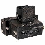 Heidoscop 6 x 13 (Fourth Model), 1931Franke & Heidecke, Braunschweig. Stereo camera for plates of