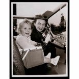 Peter Fischer: "Mother and Baby Go on Holiday" (Promotional Picture), 9. April 1945Gelatin image,