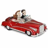 Model Car with "Photographer" (with Flash Function)Battery-operated car with movable figures and