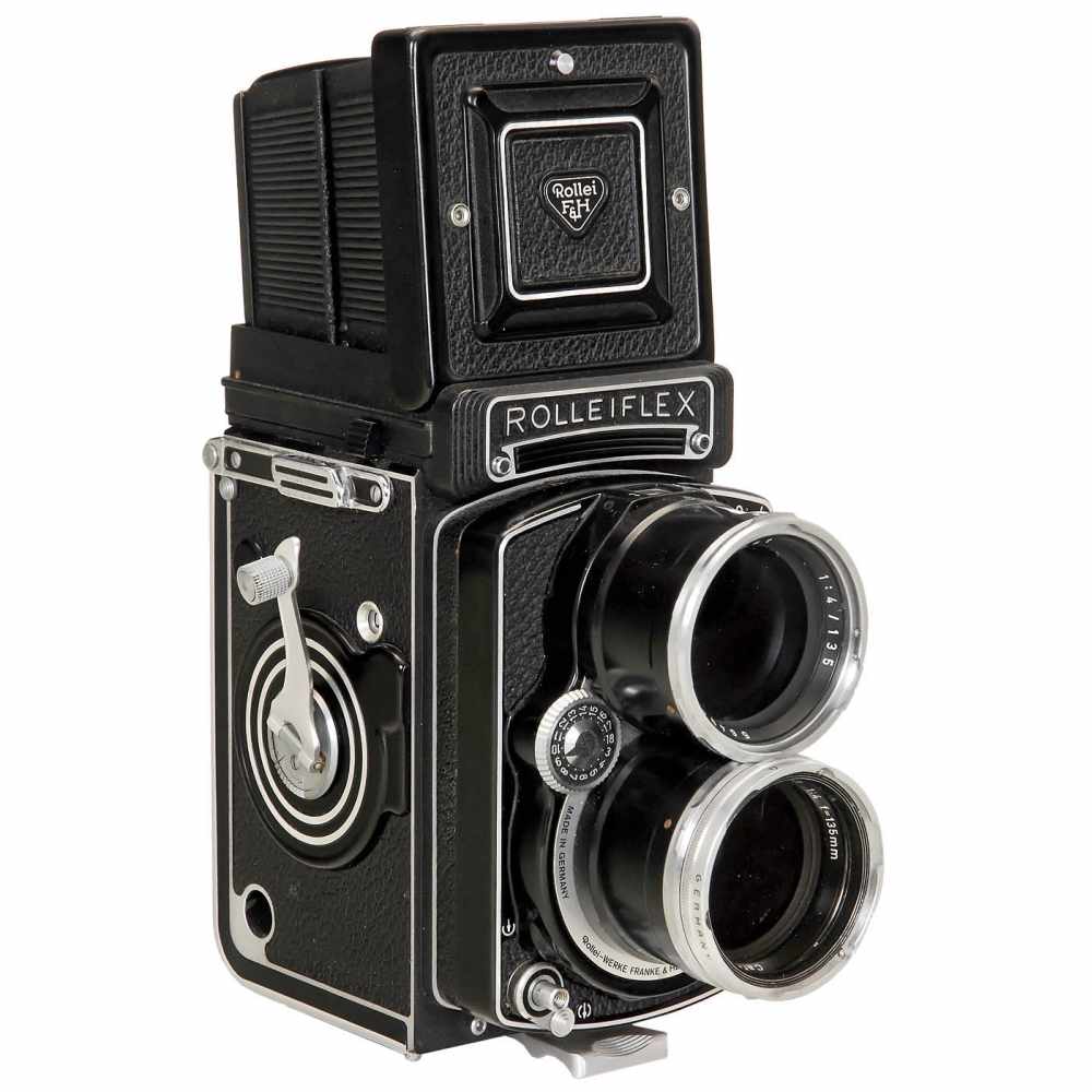 Early Tele-Rolleiflex (First Model), 1959Franke & Heidecke, Braunschweig. No. S 2307850, first