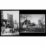 Peter Fischer: 2 Cologne Views, 1943-1944Gelatin image, Agfa paper, one copy in glossy and one