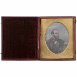 Daguerreotype "Beard's Photographic Institutions", c. 1850Case stamped: "Beard's Photographic