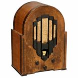 Philips Super Inductance 636A Radio, 1933Philips, Eindhoven. 8 tubes, LW + MW, mains-operated,
