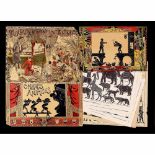 Shadow Theater Paper Sheets8 sheets of 13 x 16 1/6 in. and one of 17 x 22 in.: Animals, soldiers,