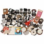 Large Lot of Light MetersApprox. 40 light meters and exposure tables, assorted makers and models: