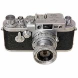 Near-Mint Leica IIIg with Elmar 2,8/50 mm, 1958Leitz, Wetzlar. No. 933408 (inside identical),