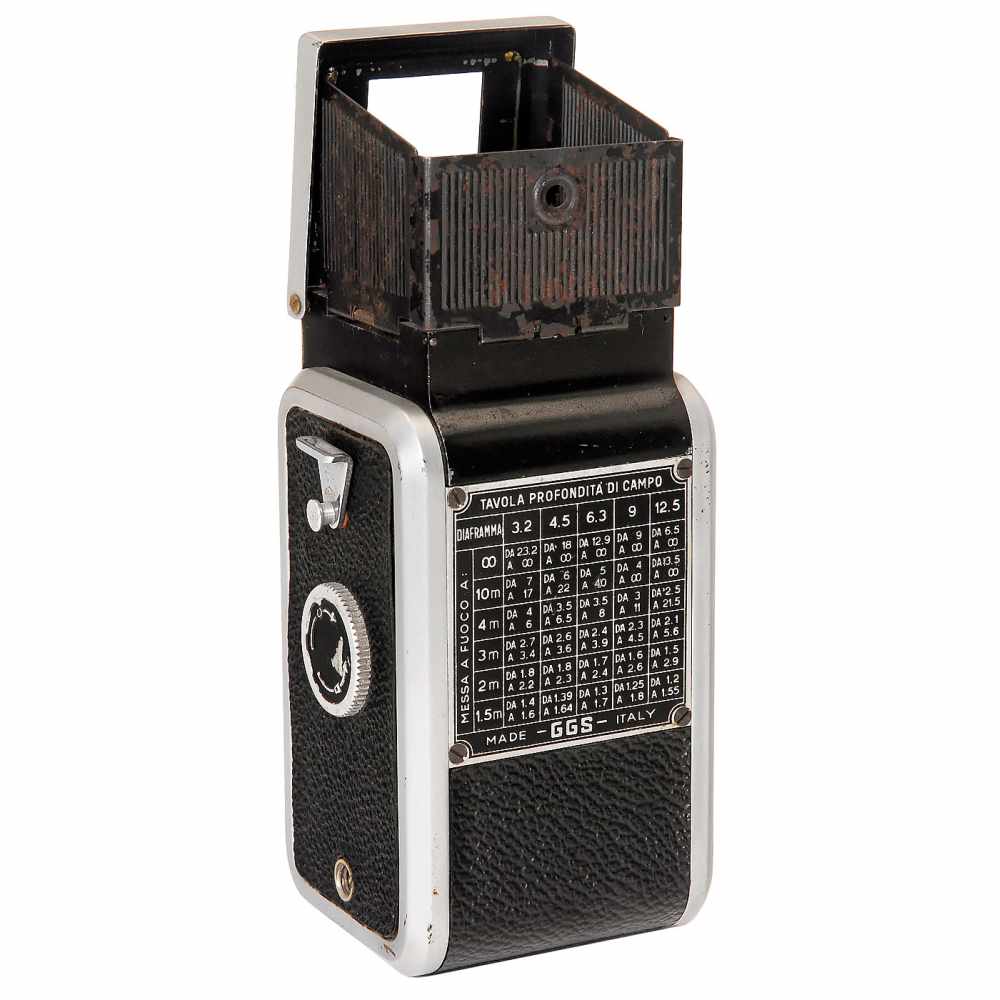 Luckyflex (TLR 24 x 36 mm!), 1948G.G.S., Italy. TLR camera for 35mm film, size 24 x 36 mm, Solar- - Image 2 of 2