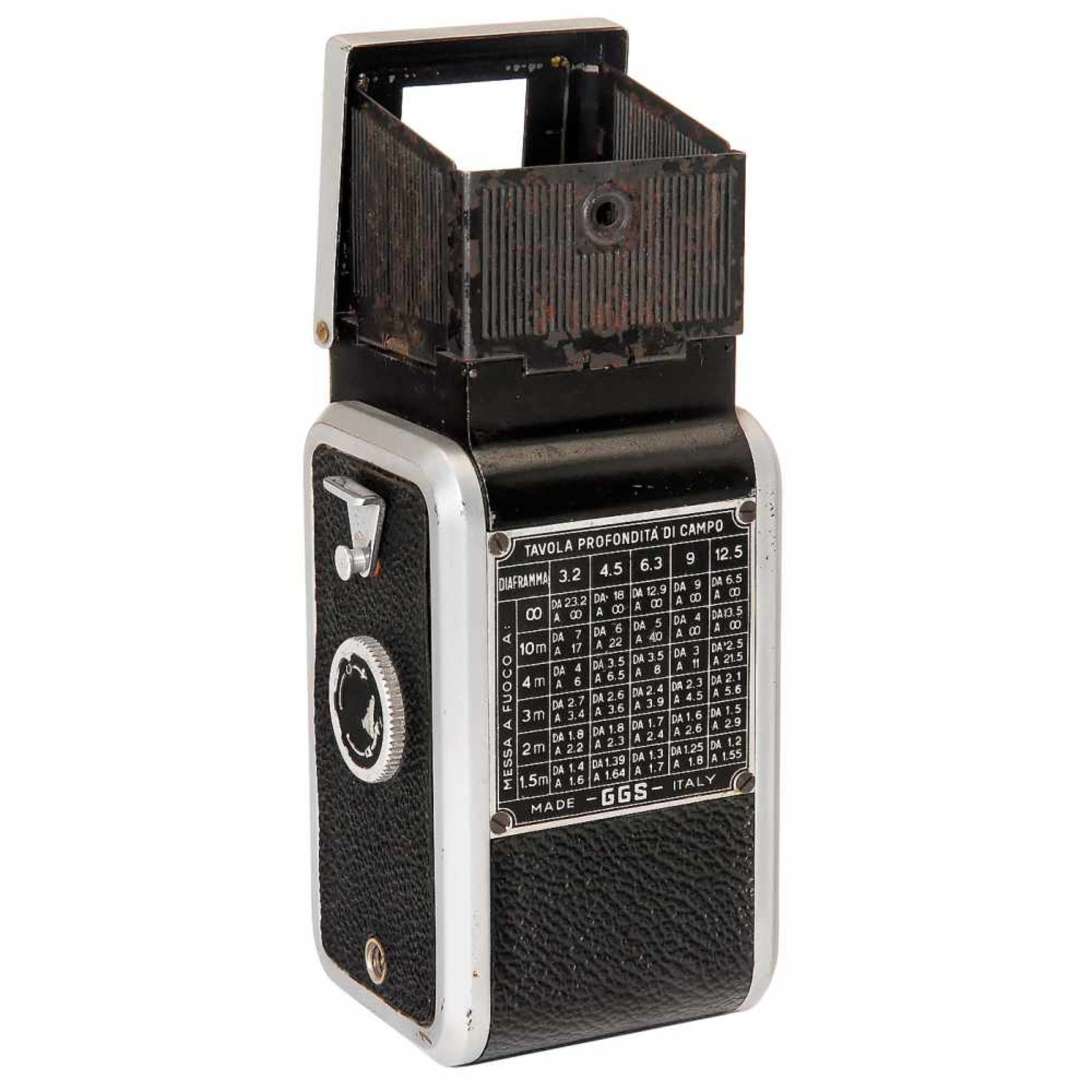 Luckyflex (TLR 24 x 36 mm!), 1948G.G.S., Italy. TLR camera for 35mm film, size 24 x 36 mm, Solar- - Bild 2 aus 2