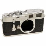 Leica M3 Body (Double-Stroke), 1955Leitz, Wetzlar. No. M3-785549, chrome, no field-frame selector.