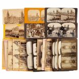 20 Stereo Cards (9 x 18 cm) of Cologne, c. 1880–1910Predominantly Cologne Cathedral, city hall, main