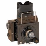 Miroflex A (859/3), c. 1929Zeiss Ikon, Dresden. SLR camera 6,5 x 9 cm, no. Q 62664, focal plane