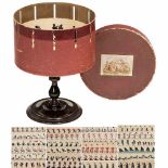 "Les Images Vivantes" Zoetrope, c. 1860–70Wheel-of-life. Card drum with wood base, drum Ø 8 ¾ in.,